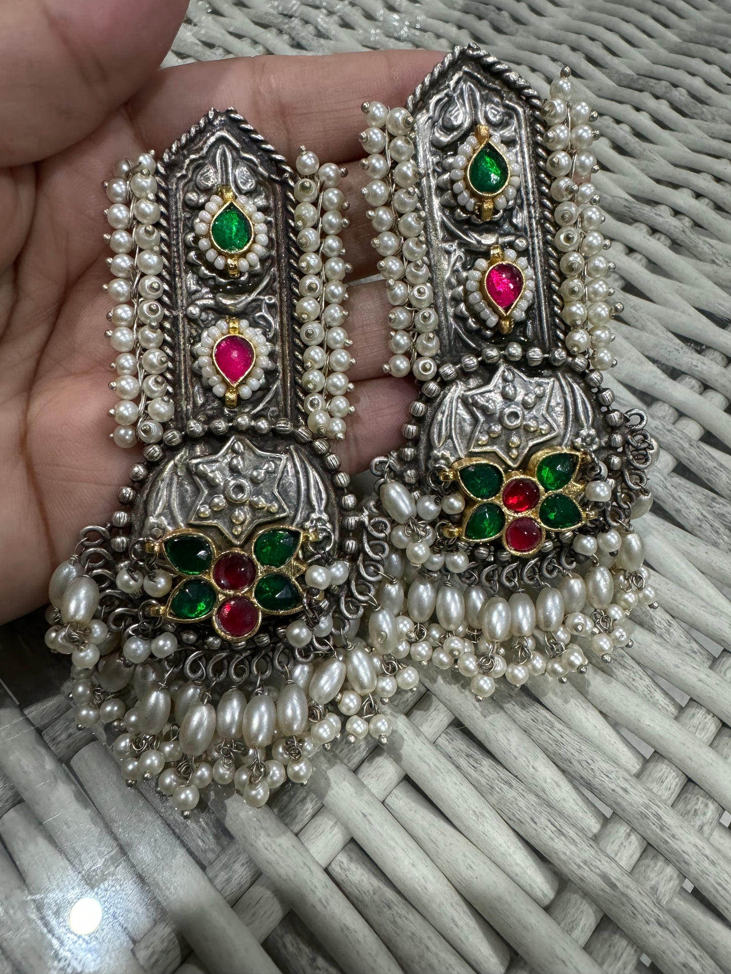 German Silver Jhumka