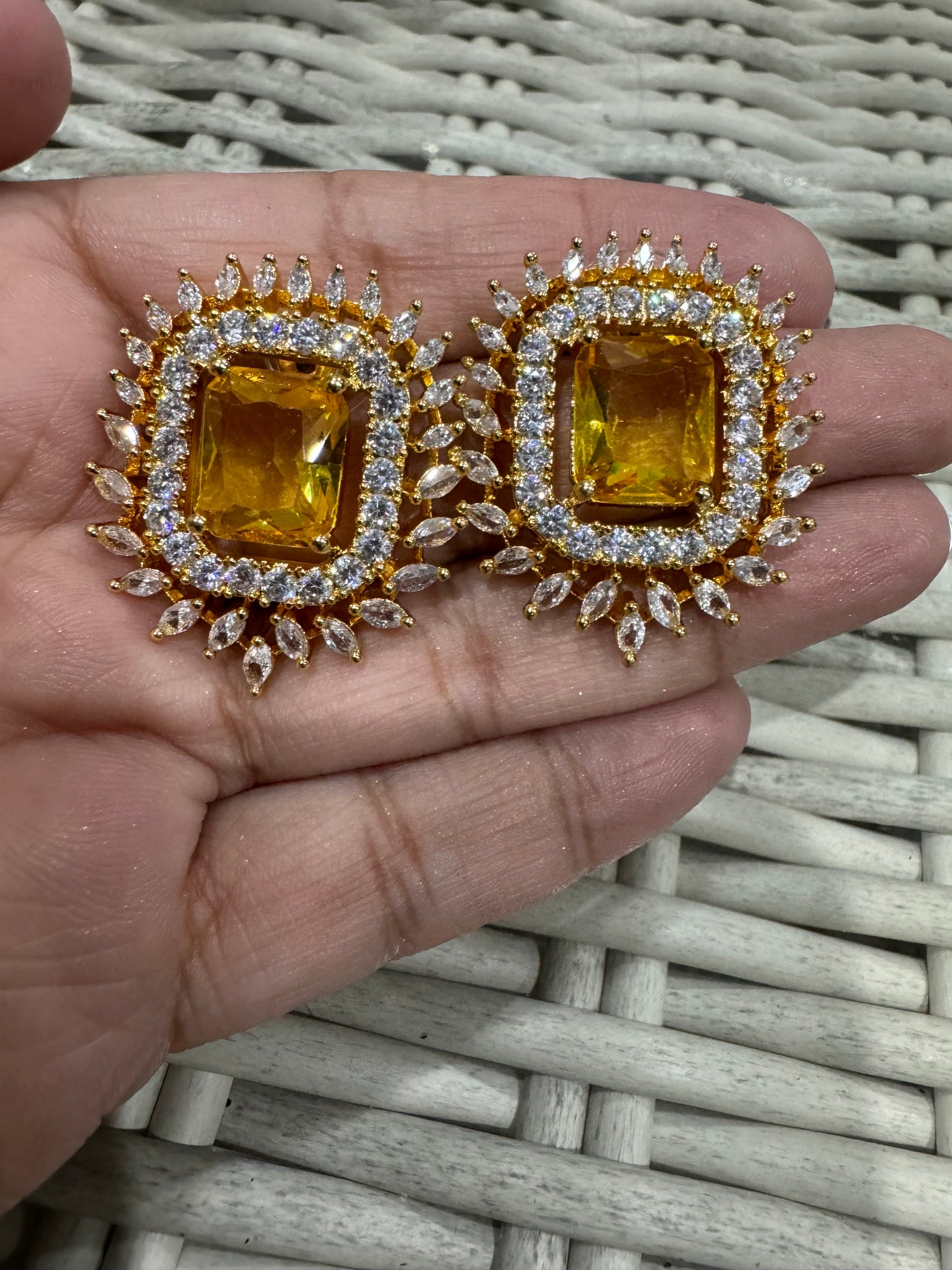 American Diamond studs