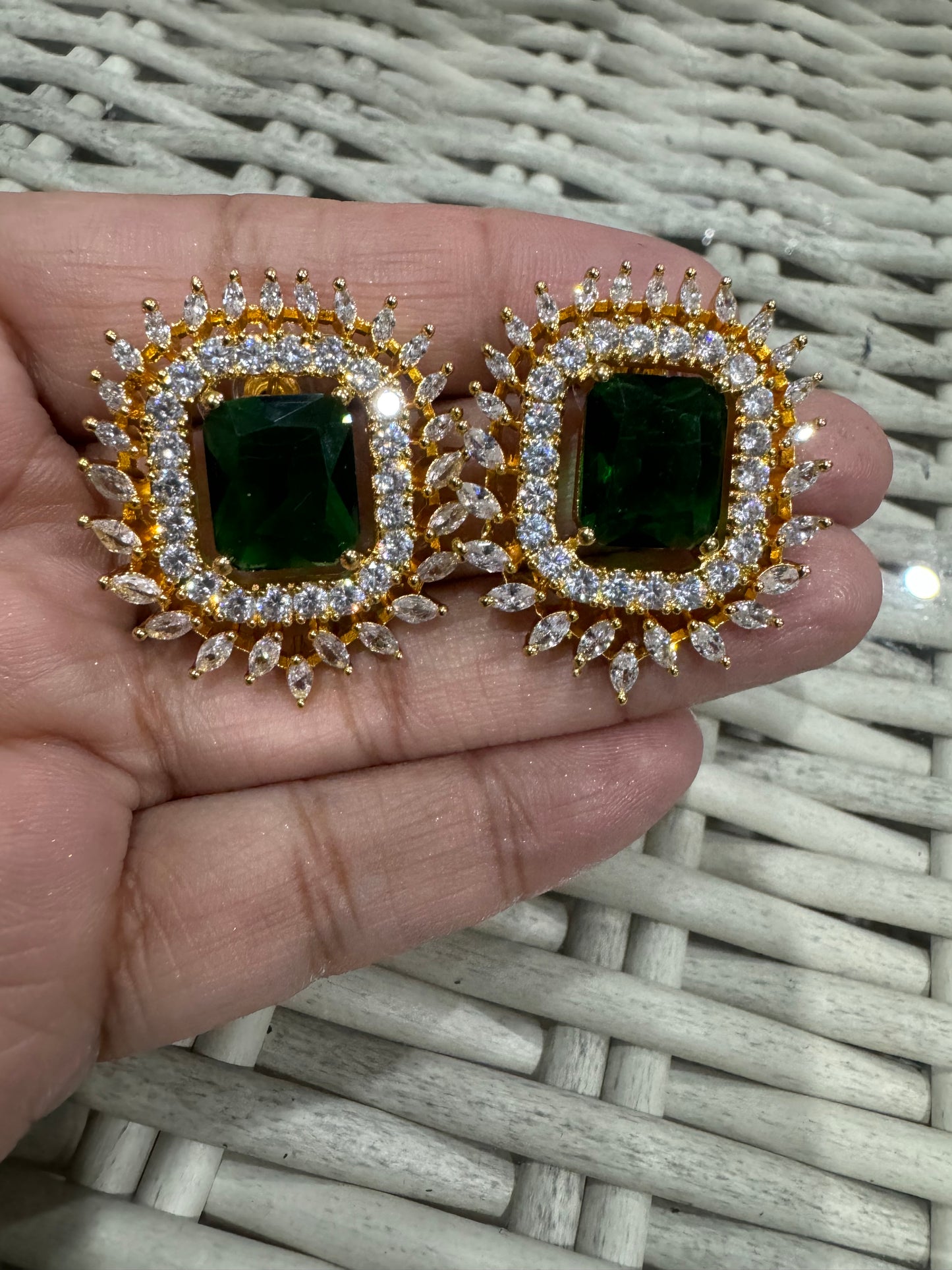American Diamond studs