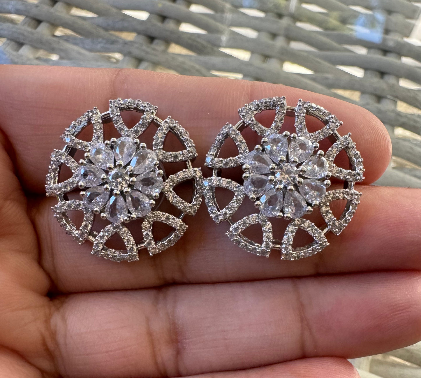 American Diamond studs