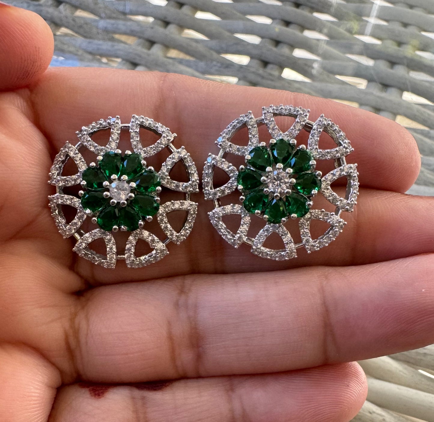 American Diamond studs